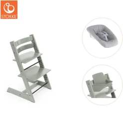 Online Højstol inkl. newborn sæt og babysæt - glacier green Børn Højstole Med Tilbehør