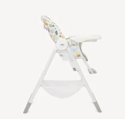 Online Højstol, Snacker 2i1, grå/hvid Børn Højstole Med Tilbehør