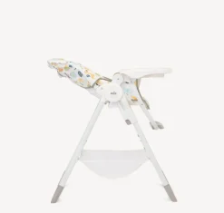 Online Højstol, Snacker 2i1, grå/hvid Børn Højstole Med Tilbehør