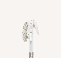 Online Højstol, Snacker 2i1, grå/hvid Børn Højstole Med Tilbehør