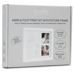 Hot Hånd & Fodaftryk sæt med billedramme Hånd- & Fodaftryk