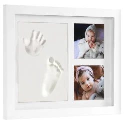 Hot Hånd & Fodaftryk sæt med billedramme Hånd- & Fodaftryk