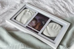 Sale Hånd & fodaftryk sæt med billedramme Hånd- & Fodaftryk