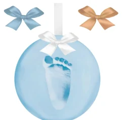 Discount Hånd og fodaftryk - Ler - Ophæng - Blue Hånd- & Fodaftryk