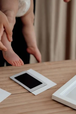 Outlet Hånd og fodaftryk sæt med stempel og ramme Børn Rammer|Hånd- & Fodaftryk