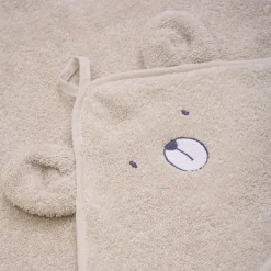 New Håndklæde med hætte - Dove - 83*83 cm Børn Badekåber & Håndklæder