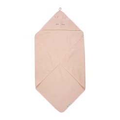 Hot Håndklæde med hætte - Rose Dust - 83*83 cm Børn Badekåber & Håndklæder