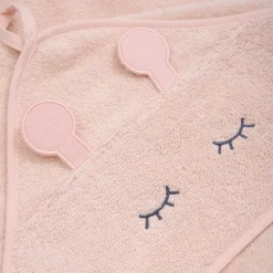 Hot Håndklæde med hætte - Rose Dust - 83*83 cm Børn Badekåber & Håndklæder