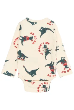 New Holiday Rib Body Langærmet - GARDENIAD Bodystocking Langærmet