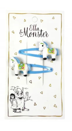 Best Hårclips Blue Horse Festtøj & Tilbehør