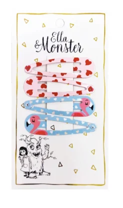 Outlet Hårclips Flamingo Combi Festtøj & Tilbehør