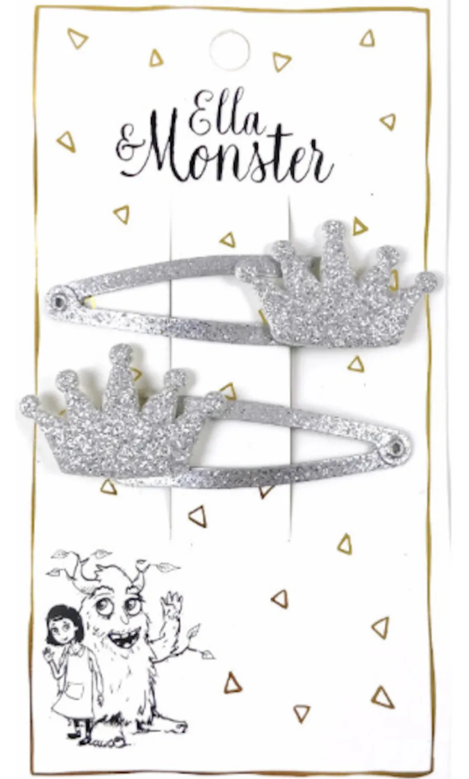 Best Hårclips Silver Crown Festtøj & Tilbehør