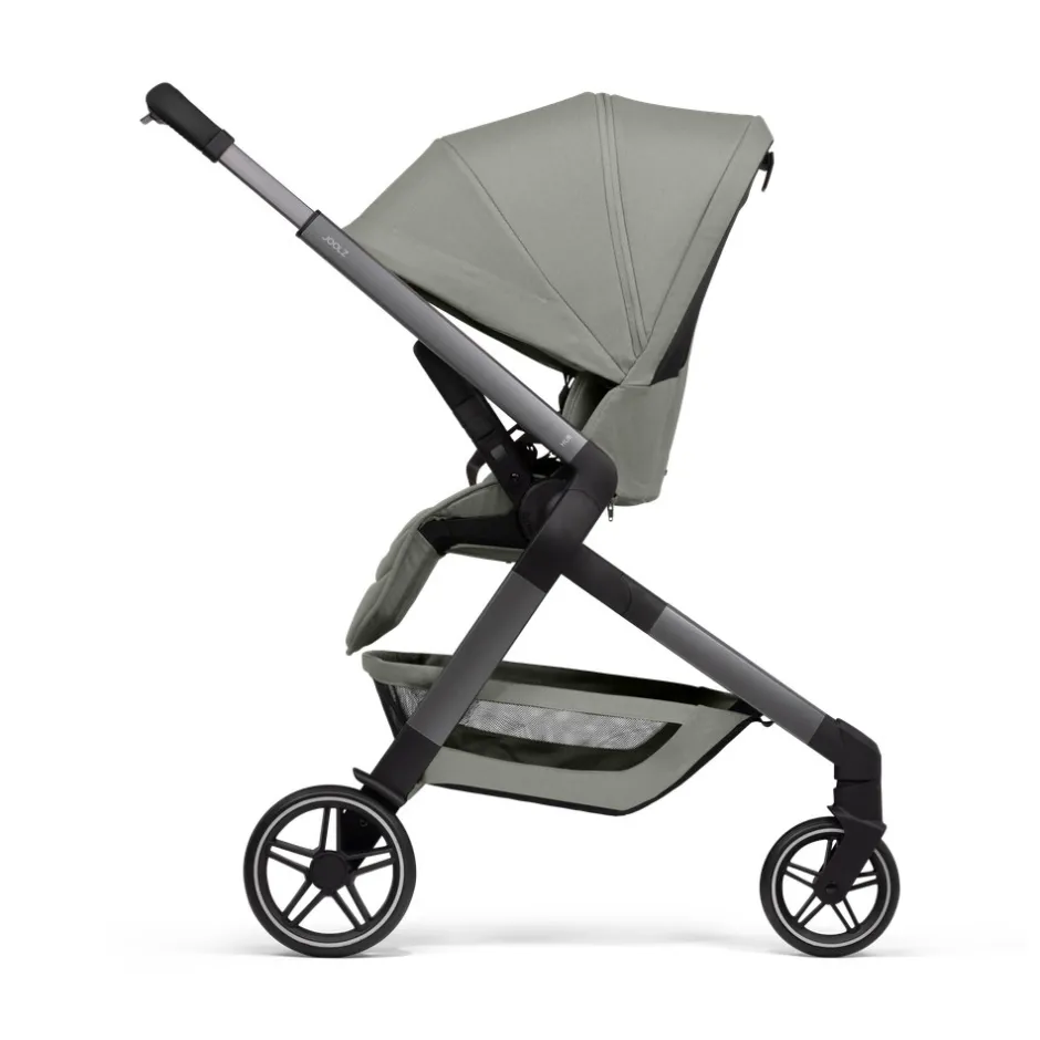 Sale Hub2 - Sage green Klapvogne Med Flade Sæder