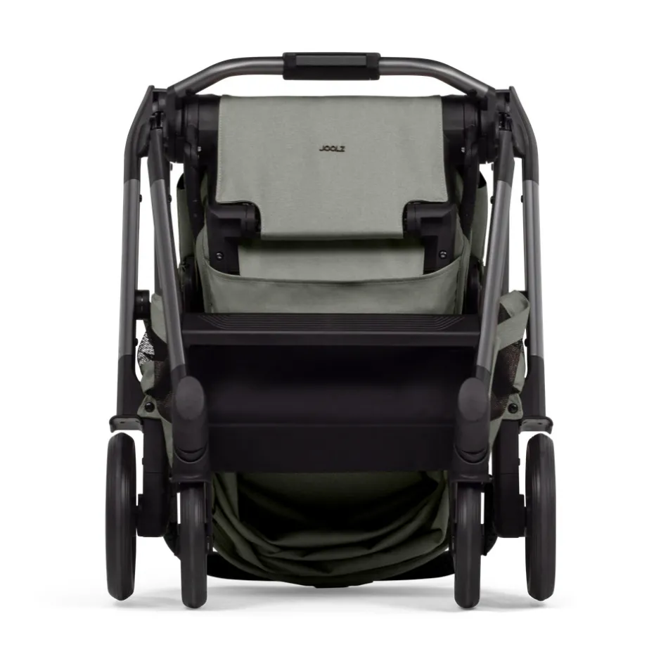 Sale Hub2 - Sage green Klapvogne Med Flade Sæder