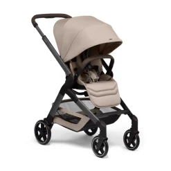 New Hub2 - Sandy taupe Klapvogne Med Flade Sæder