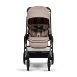 New Hub2 - Sandy taupe Klapvogne Med Flade Sæder