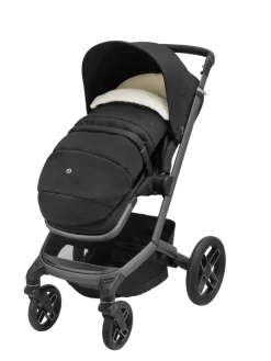 Outlet 2-i-1 kørepose - Twillic Black Køreposer