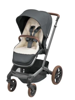 Hot 2-i-1 kørepose - Twillic Graphite Køreposer