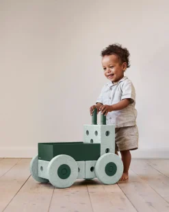 Outlet 3-in-1 Baby Walker Ocean Mint / Forest Green Store Byggesæt|Tumlemøbler