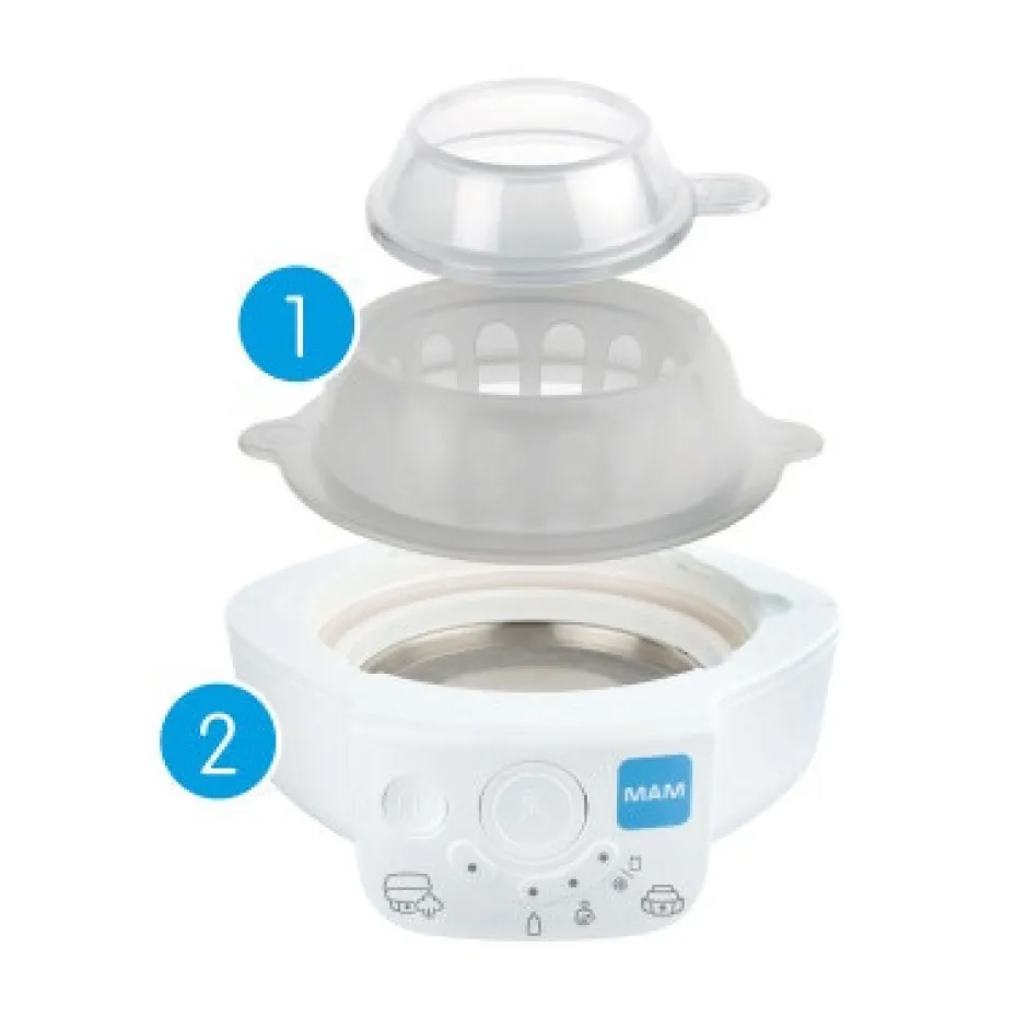 Discount 6in1 sterilisator & flaske varmer Tilberedning & Rengøring