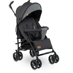 Outlet Irma klapvogn - black/dark grey Rejseklapvogne