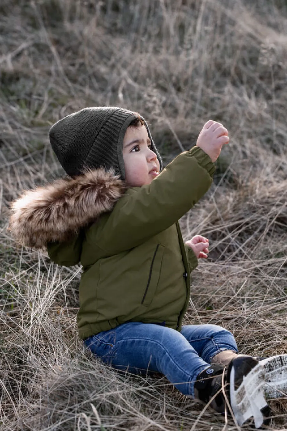 Discount Jakke m. Fake Fur - Grape Leaf Vinterjakker & Bukser