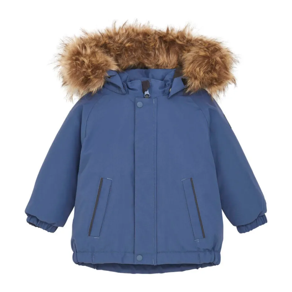 Sale Jakke m. Fake Fur - Vintage Indigo Vinterjakker & Bukser