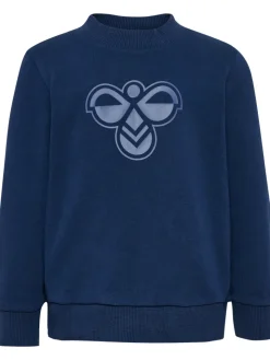 Outlet Jersey Crewsuit Bee - Dress Blue Sweatsæt