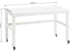 Discount Jonas Skrivebord - hvid Børn Børneborde & Stole