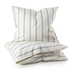 Best Junior sengetøj, cream stripe,beige/blå 140x100 Børn Sengetøj