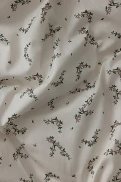 Best Junior sengetøj, powder blossom, beige 140x100 Børn Sengetøj