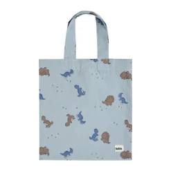 Online Junior Sengetøj 100x140, Dino Blue Fog Børn Sengetøj