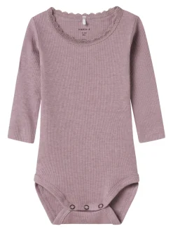 Hot Kab langærmet boby - Elderberry Bodystocking Langærmet