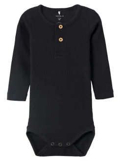 Hot Kab langærmet body NOOS - black Bodystocking Langærmet