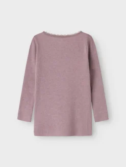 Discount Kab langærmet top - Elderberry Bluser