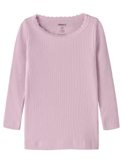 Online Kab langærmet top - Fragrant Lilac Bluser