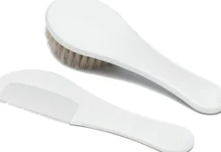 Discount Kam & Børste - uni white Plejeartikler Til Baby