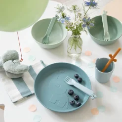 Hot Kiddish skeer 4 stk. - lalee blå Bestik