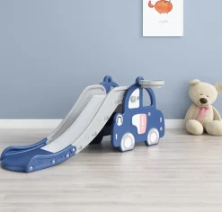 Discount Kids Zone bil med rutsjebane og basket Leg I Haven