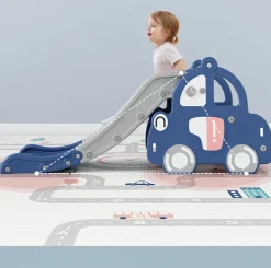 Discount Kids Zone bil med rutsjebane og basket Leg I Haven