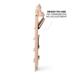 Best Klapp højstol foldbar - bøg natur Børn Højstole Uden Tilbehør