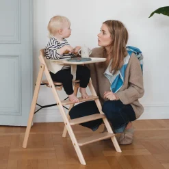 Best Klapp højstol foldbar - bøg natur Børn Højstole Uden Tilbehør