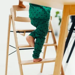 Clearance Klapp højstol foldbar - eg natur Børn Højstole Uden Tilbehør