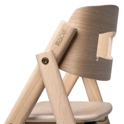 Clearance Klapp højstol foldbar - eg natur Børn Højstole Uden Tilbehør