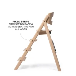 Clearance Klapp højstol foldbar - eg natur Børn Højstole Uden Tilbehør