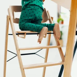 Clearance Klapp højstol foldbar - eg natur Børn Højstole Uden Tilbehør