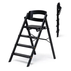 Online Klapp højstol foldbar - eg sort Børn Højstole Uden Tilbehør