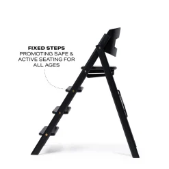 Online Klapp højstol foldbar - eg sort Børn Højstole Uden Tilbehør