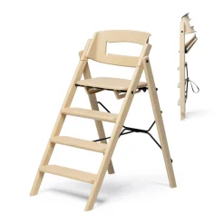 Online Klapp højstol foldbar - Genbrugsplast, sand Børn Højstole Uden Tilbehør