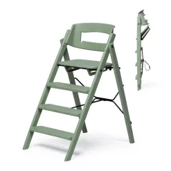 Sale Klapp højstol foldbar - Genbrugsplast, grøn Børn Højstole Uden Tilbehør